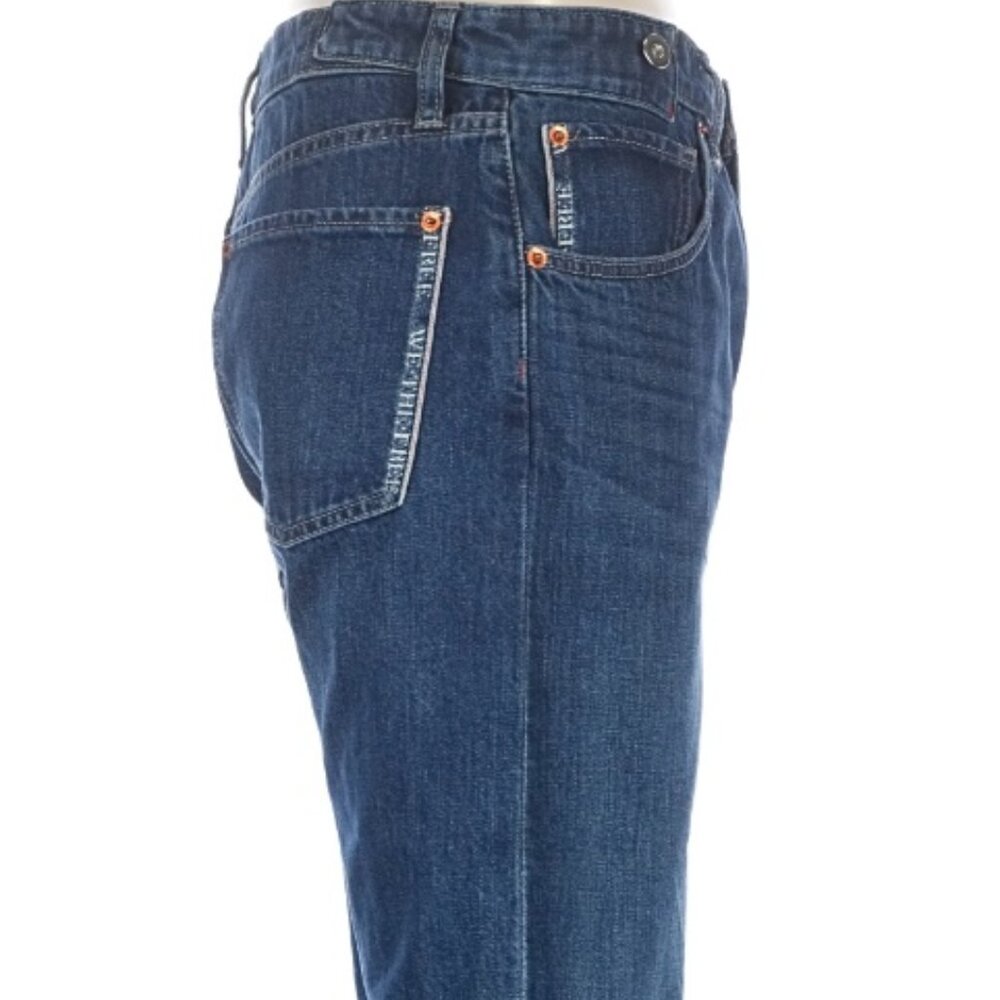 NWT $148 We The Free Slim Shade Selvedge Jeans Size 29 Current On Free People - Picture 12 of 16